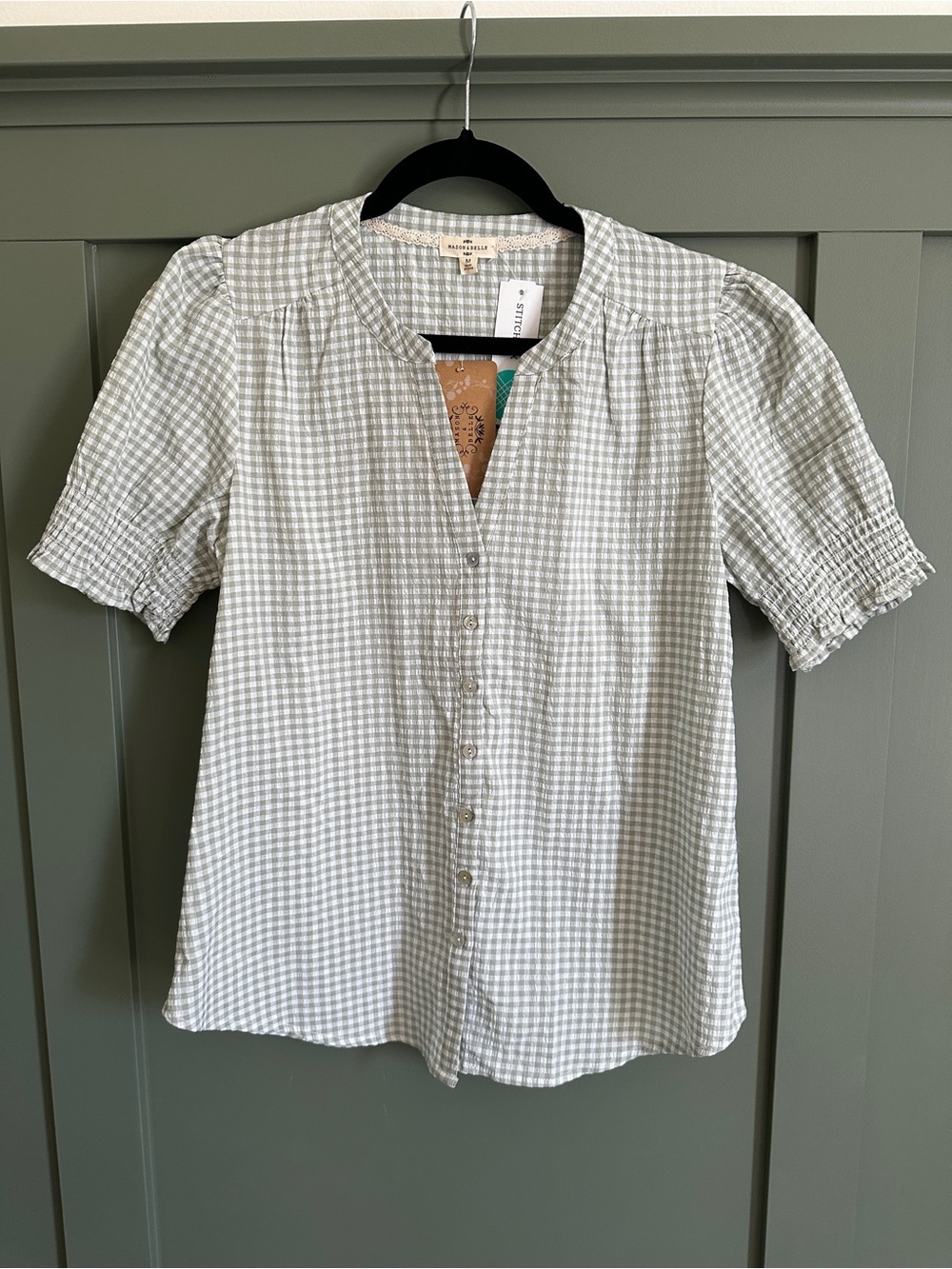 Mason & Belle - Lillie Smocked Detail Blouse